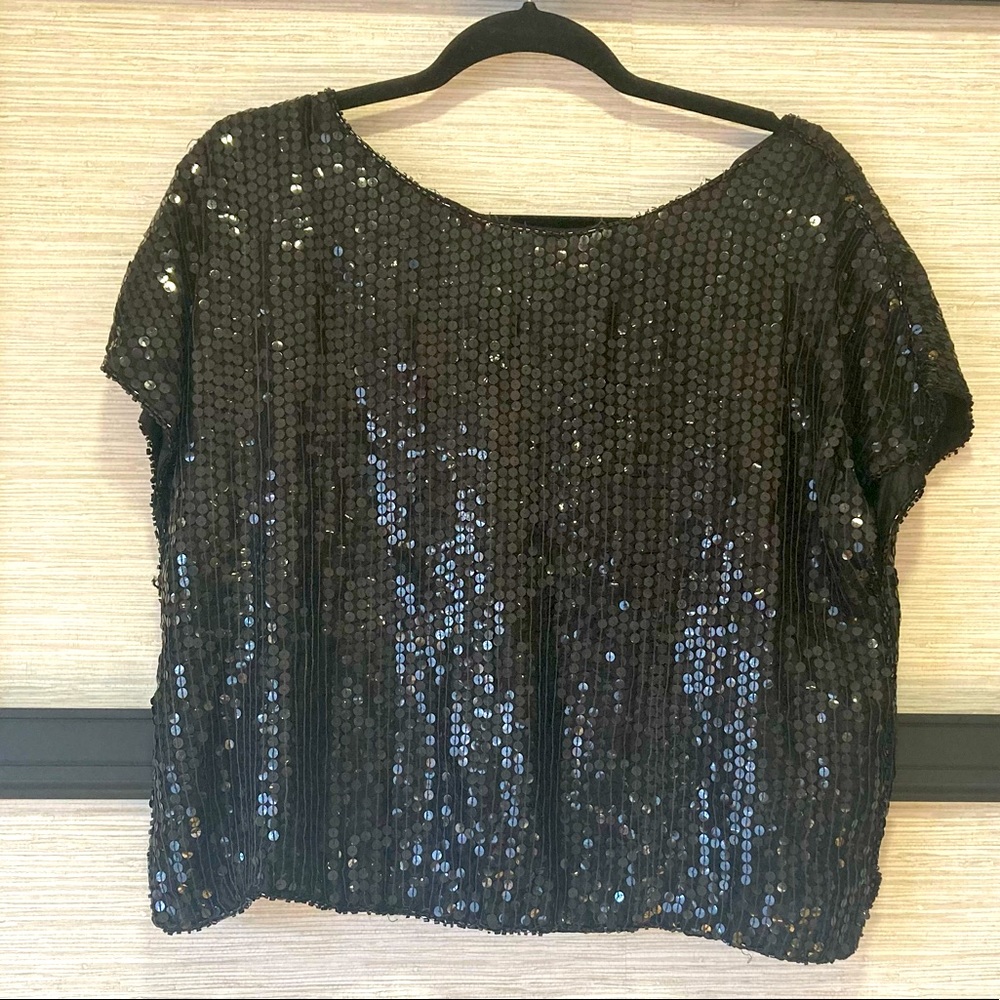 Vintage Sequined Top